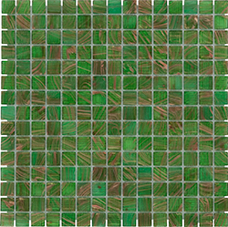 Skleněná mozaika Mozaika Green Gold