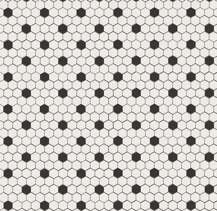 Černobílá Mozaika DOTS