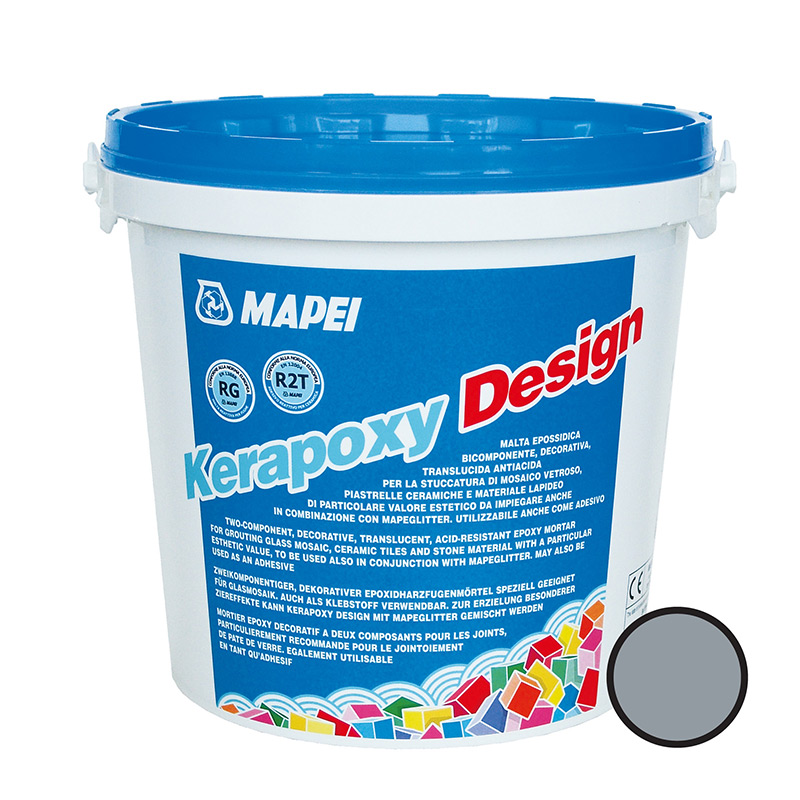 KERAPOXY DESIGN 720 PERLOVĚ ŠEDÁ 3 KG