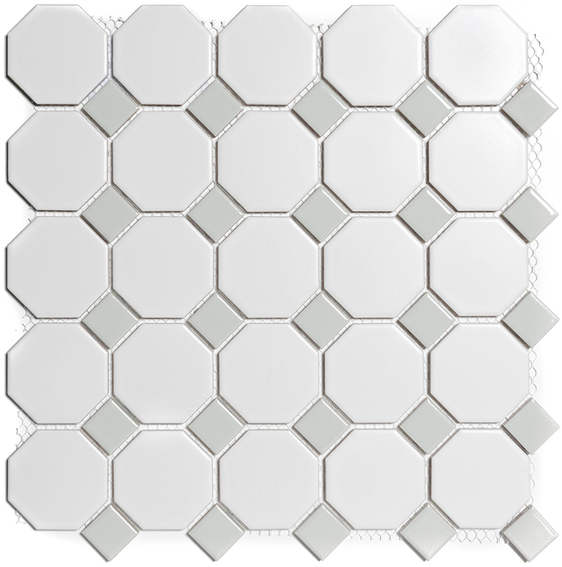 Mozaika PAOC White and Grey