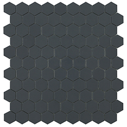Skleněná mozaika Mozaika HEX NORDIC DARK GREY