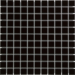 Keramická mozaika Mozaika Černá Lesk 25