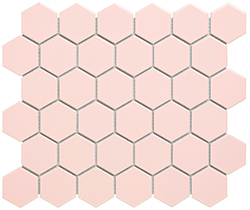 Keramická mozaika Mozaika HEX5 Pink Glossy