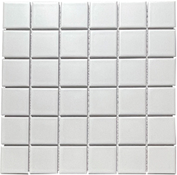 Keramická mozaika Mozaika White mat 48