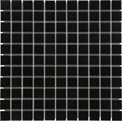 Keramická mozaika Mozaika Black mat 23