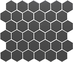 Obklad keramická Mozaika HEX5 Grey Mat