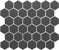 Keramická mozaika Mozaika HEX5 Grey Mat