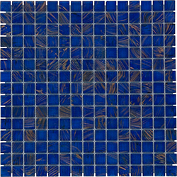 Skleněná mozaika Mozaika Ocean Blue Gold