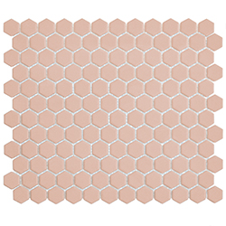 Keramická mozaika Mozaika HEX 2 Royal Peach