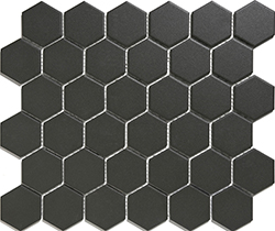 Obklad keramická Mozaika HEX 5 Black