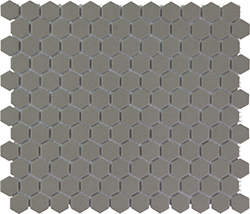 Keramická mozaika Mozaika HEX 2 Dark Grey