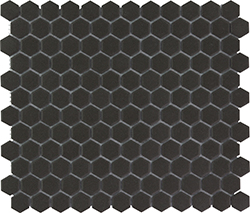 Keramická mozaika Mozaika HEX 2 Black