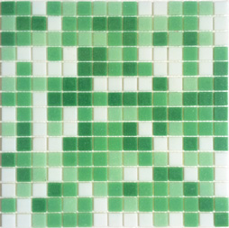 Skleněná mozaika Mozaika MIX Green