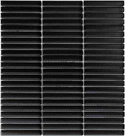 Keramická mozaika Mozaika Black Mat Mini Kit Kat 