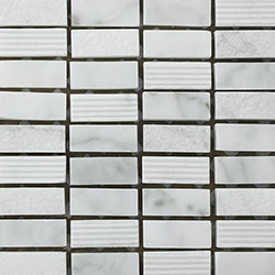 Kamenná mozaika Mozaika Retangle Bianco Carrara