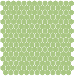Obklad skleněná Mozaika 115A SATINATO hexagony