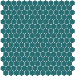 Obklad skleněná Mozaika 127A SATINATO hexagony