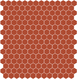 Skleněná mozaika Mozaika 172E SATINATO hexagony