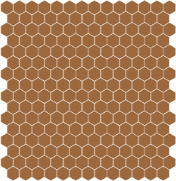 Skleněná mozaika Mozaika 212A SATINATO hexagony