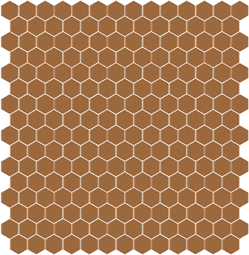 Skleněná mozaika Mozaika 212A SATINATO hexagony