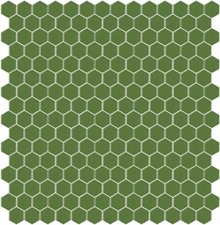 Skleněná mozaika Mozaika 221A SATINATO hexagony