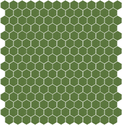 Skleněná mozaika Mozaika 221A SATINATO hexagony