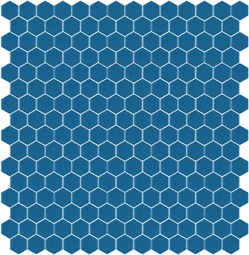 Obklad skleněná Mozaika 240B SATINATO hexagony