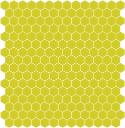Skleněná mozaika Mozaika 301C SATINATO hexagony