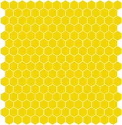 Skleněná mozaika Mozaika 302C SATINATO hexagony