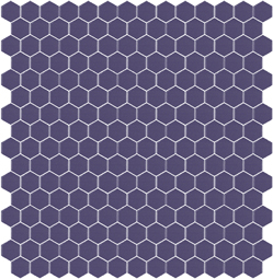 Skleněná mozaika Mozaika 308B SATINATO hexagony