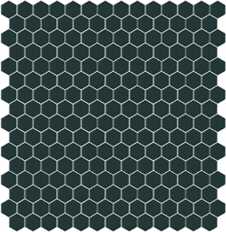 Skleněná mozaika Mozaika 313B SATINATO hexagony