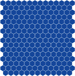 Skleněná mozaika Mozaika 320C SATINATO hexagony