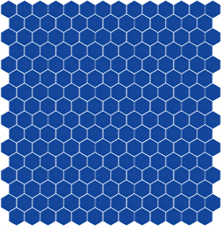 Skleněná mozaika Mozaika 320C SATINATO hexagony