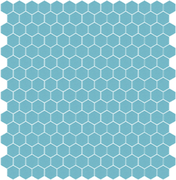 Skleněná mozaika Mozaika 335B SATINATO hexagony