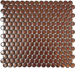 Keramická mozaika Mozaika KOLEČKA Metal Lesk