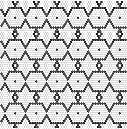 Skleněná mozaika Černobílá Mozaika TANGO