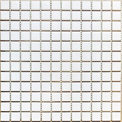 Obklad keramická Mozaika Bílá matná 23