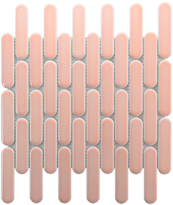Obklad keramická Mozaika Pink Oval