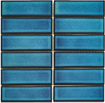 Keramická mozaika Mozaika Obdélník Azure Blue