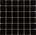 Obklad keramická Mozaika Black mat 48