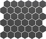 Keramická mozaika Mozaika HEX5 Grey Mat