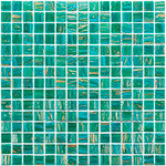 Skleněná mozaika Mozaika Turquoise Gold