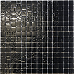 Obklad skleněná Mozaika 101C INTERLOCKED BLACK MIX