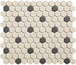 Keramická mozaika Mozaika HEX 2 Mayfair 18