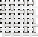 Keramická mozaika Mozaika PABW White and Black