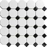 Keramická mozaika Mozaika PAOC White and Black