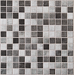 Obklad skleněná Mozaika RIVIERE GRIS 