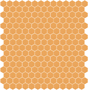 Obklad skleněná Mozaika 326B MAT hexagony 