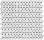 Keramická mozaika Mozaika KOLEČKA White Mat
