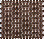 Keramická mozaika Mozaika Brown Glossy